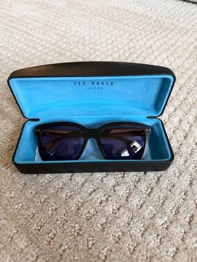 Ted Baker Sunglasses B652, 53mm, Black Metal Frames